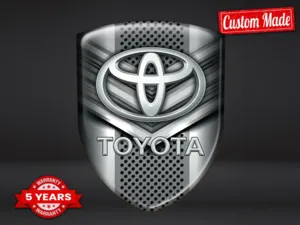Toyota Décalcos Bombés Édition Chic Étiquettes Dôme Supérieures